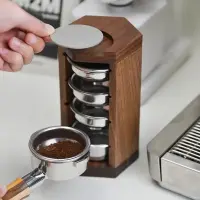 AlTaGru Kaffee Filter-Siebhalter black wood