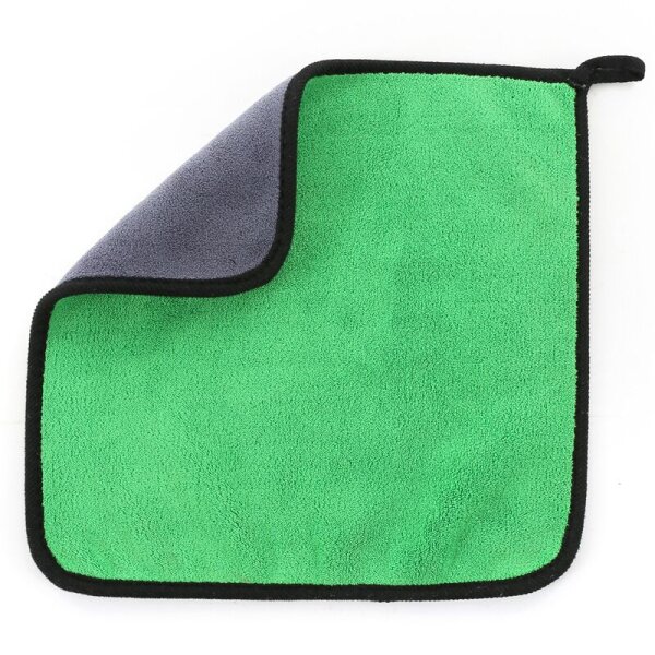 AlTaGru Microfaser Reinigungs-Pflegetuch 30x30 cm grau-grün 5er Pack